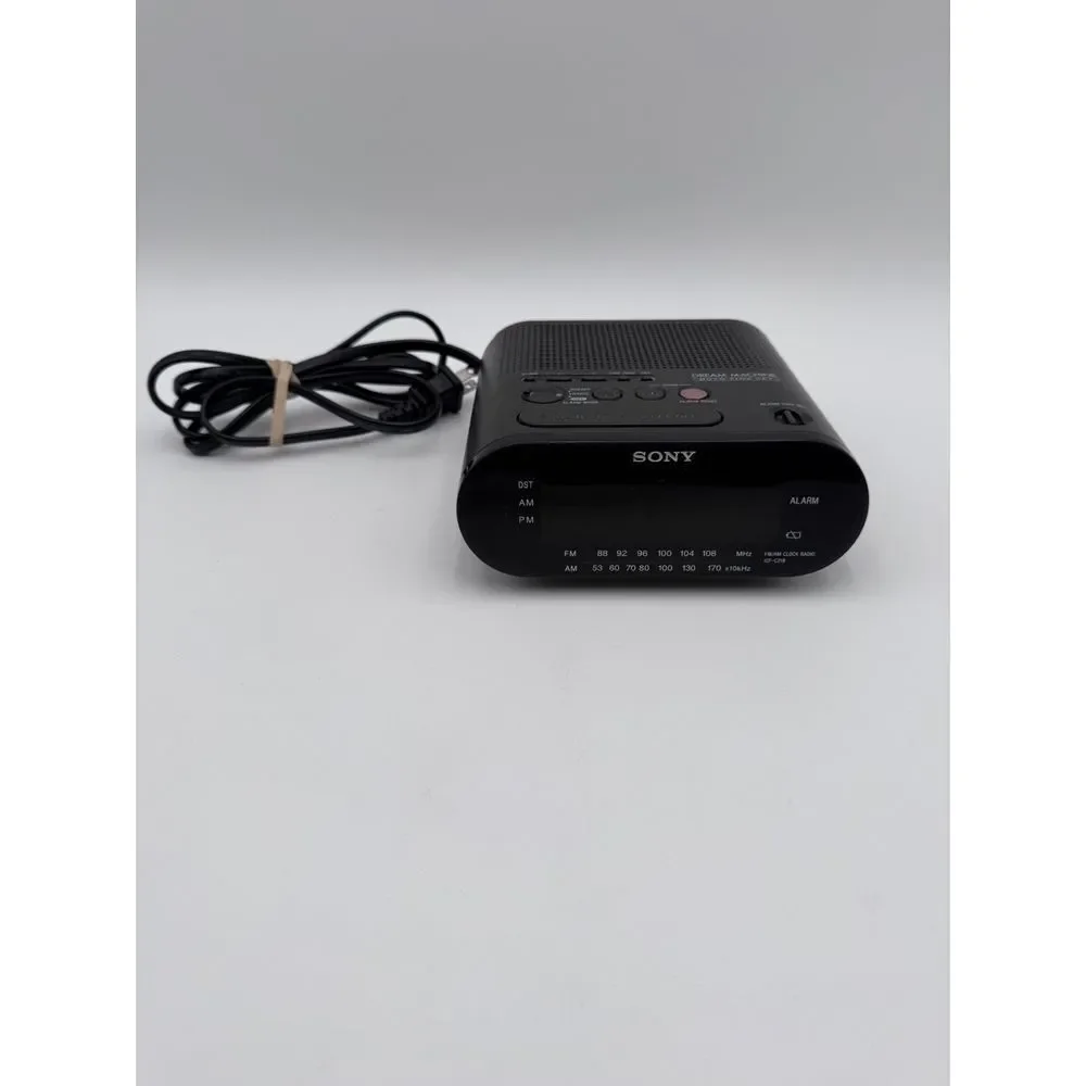 Sony‎ Dream Machine ICF-C218 Black Dual AM/FM Radio Alarm Clock